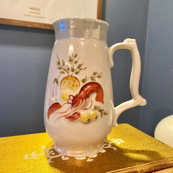 3 For $25 Vintage Romanian Crayfish Beer Stein  Mug - Picture 1 of 5